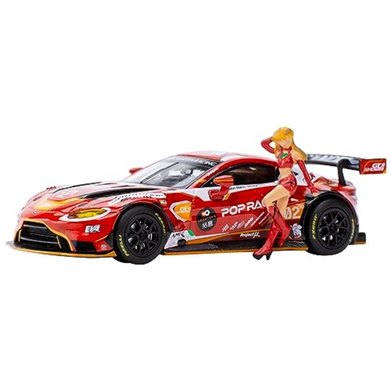 Evangelion 1/64 EVA RT PRODUCTION MODEL-02 ASTON MARTIN GT3 WITH FIGURE