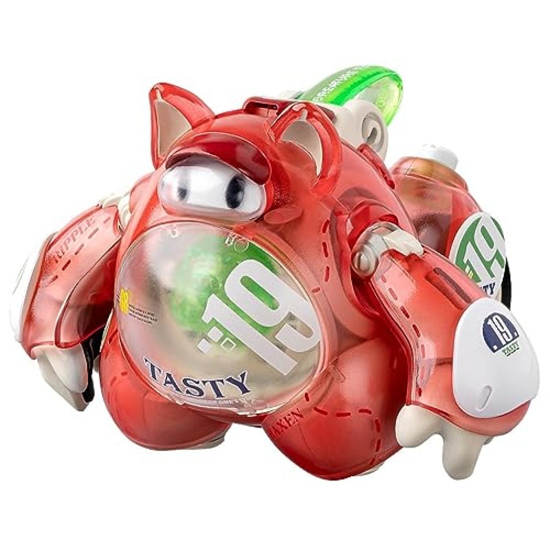 Kumamaru Racoon 2P Color (Clear Red)