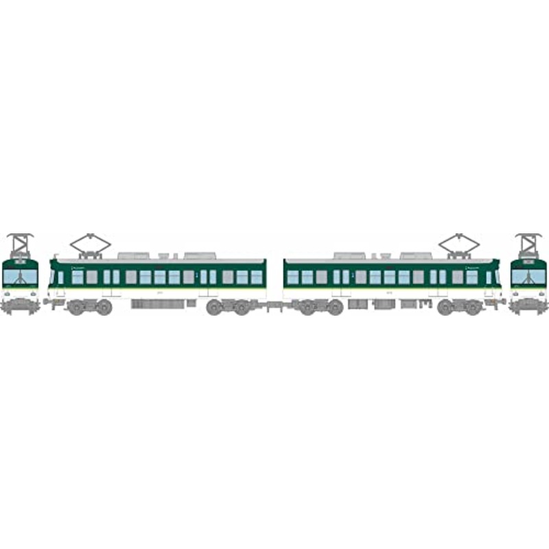 Railway Collection Keihan Electric Railway Otsu Line Type 600 3rd Edition Standard Paint 2 Car Set