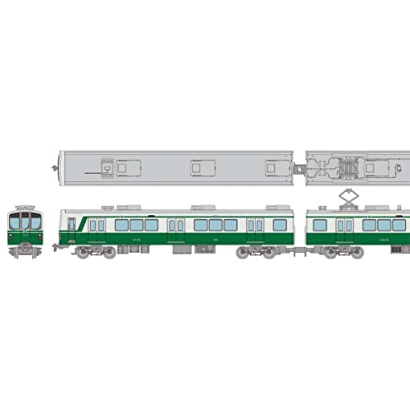 Railway Collection Kobe Municipal Subway Seishin-Yamate Line Type 1000 Thank You 1113 Formation 6 Car Set