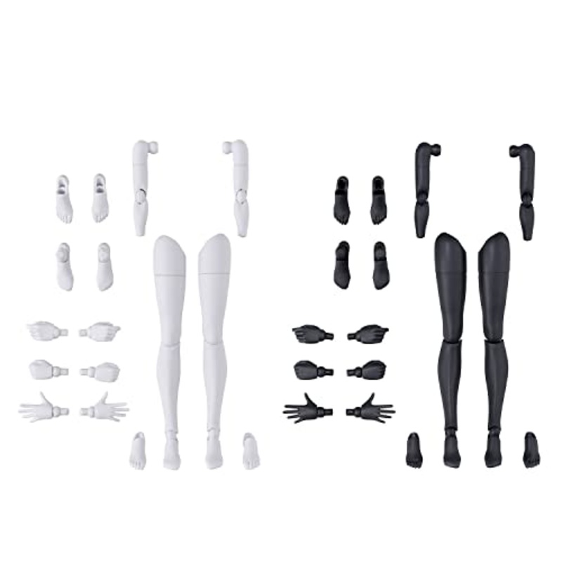 30MS Optional Body Parts Arm Parts & Leg Parts (White / Black)