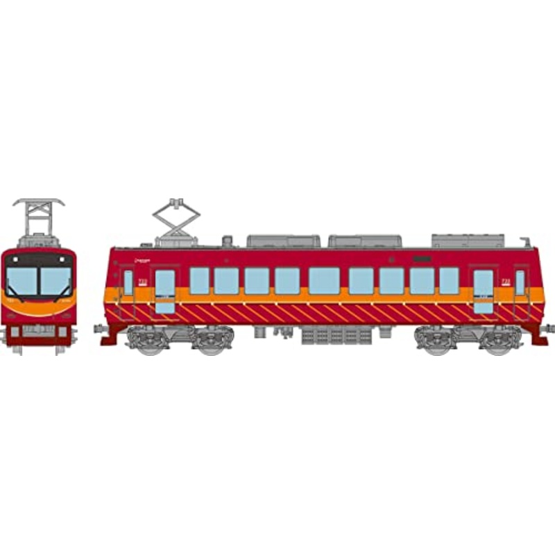 Railway Collection Eizan Electric Railway 700 Series Renewal Car No. 722 (Red)