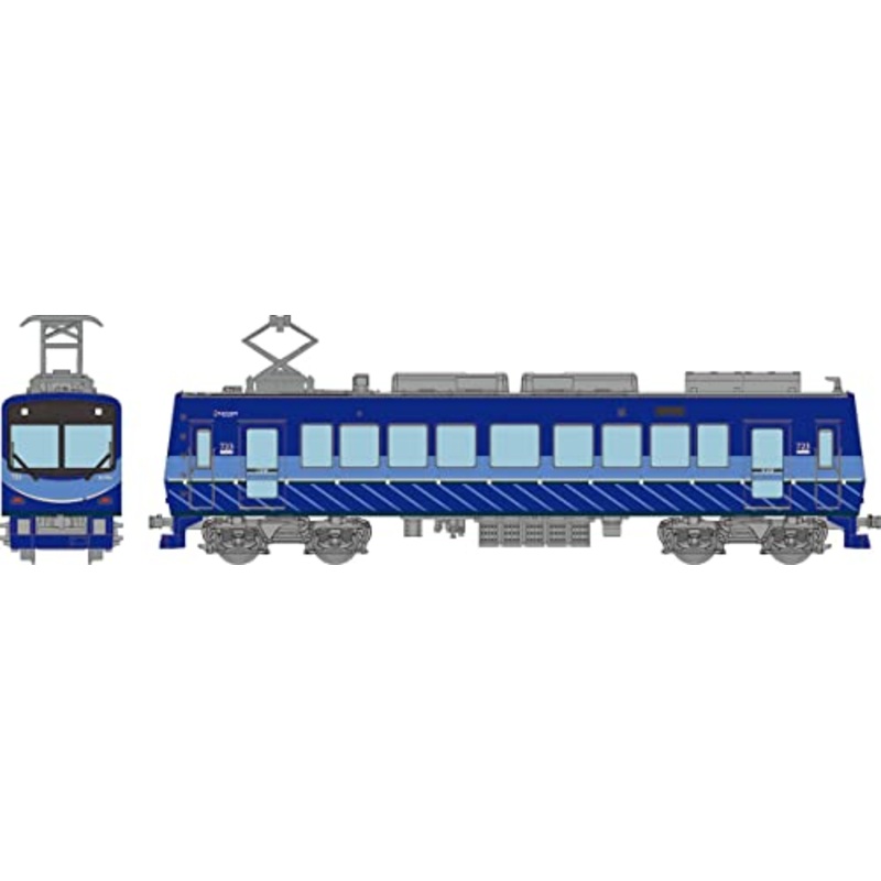Railway Collection Eizan Electric Railway 700 Series Renewal Car No. 723 (Blue)