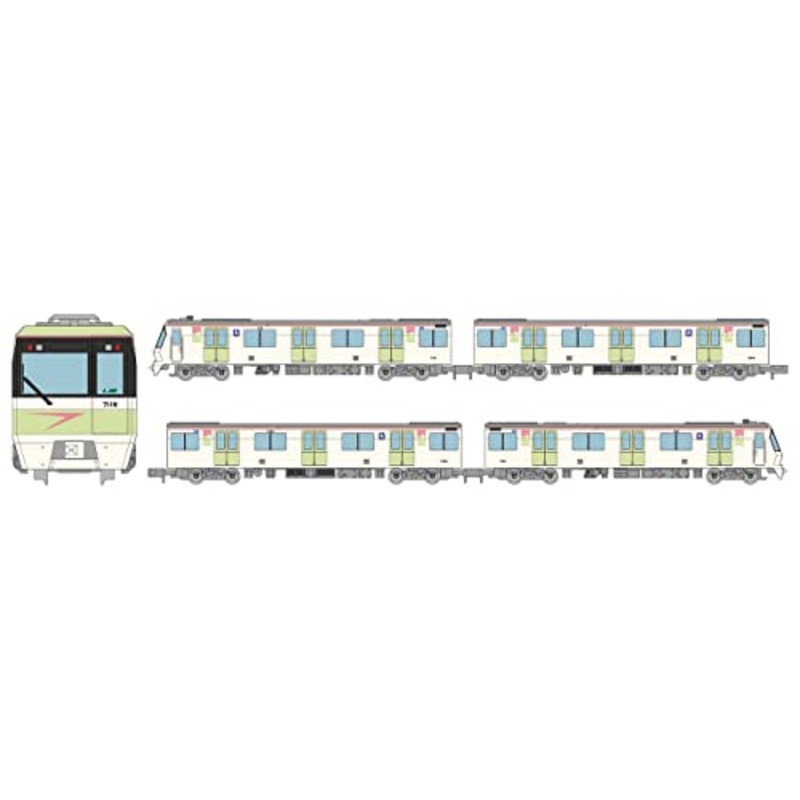 Linear Subway Collection Osaka Metro 70 Series late Car (Nagahori Tsurumi-ryokuchi Line, 16 Formation Sakura Color) 4 Car Set B