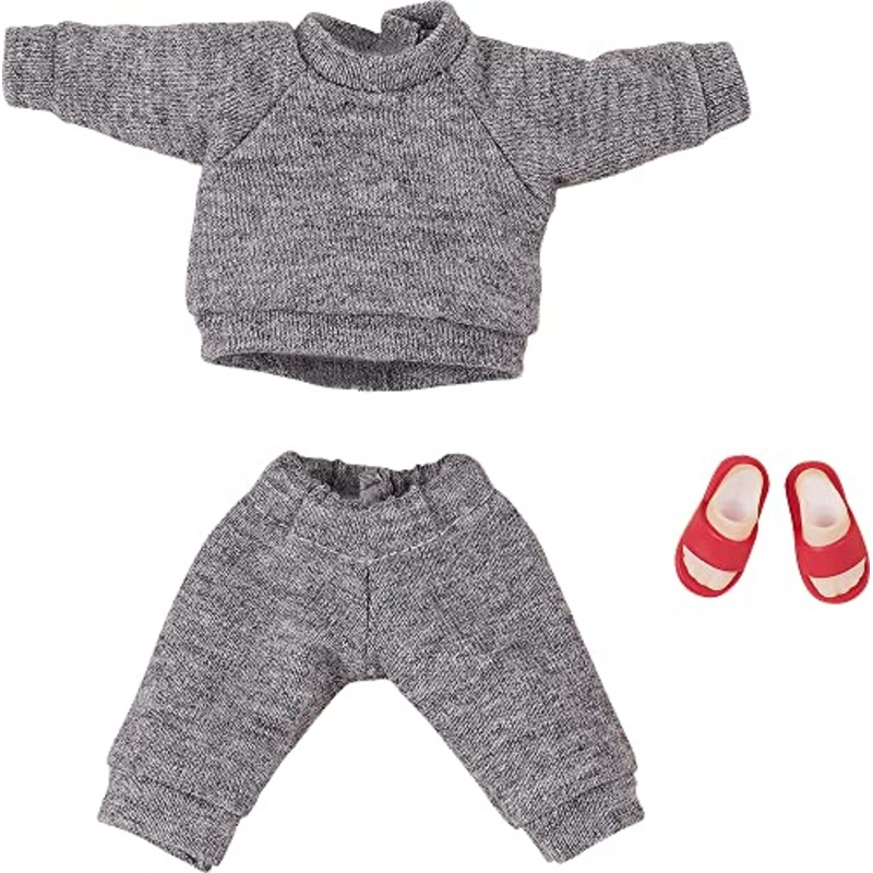 Nendoroid Doll Outfit Set Sweatshirt and Sweatpants (Gray)