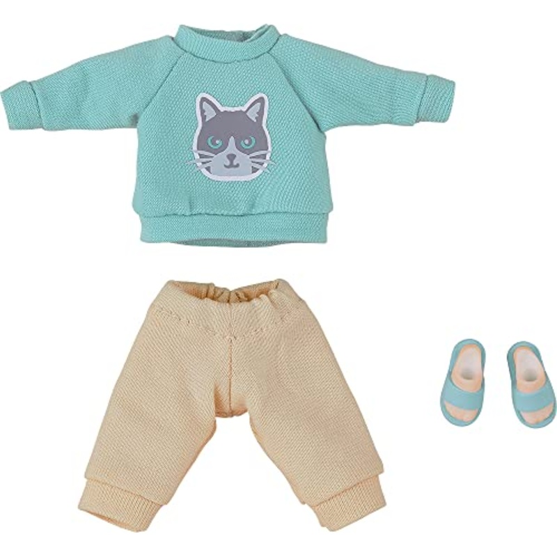 Nendoroid Doll Outfit Set Sweatshirt and Sweatpants (Light Blue)