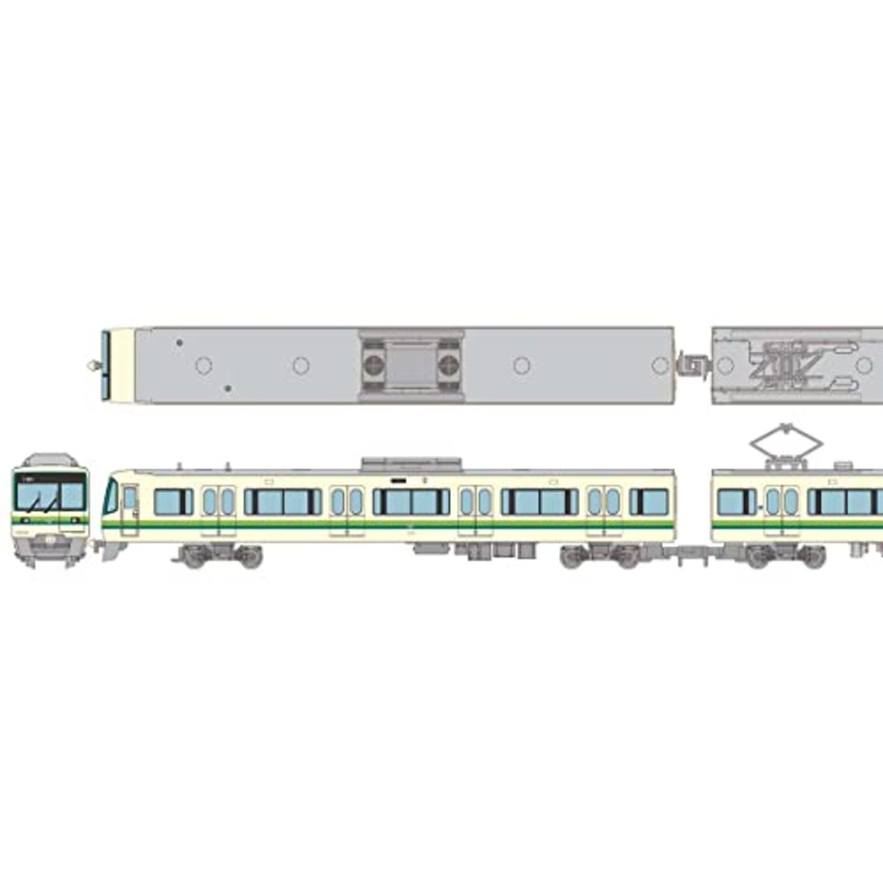 Railway Collection Sendai City Transportation Bureau 1000N Series Namboku Line 4 Car Set A