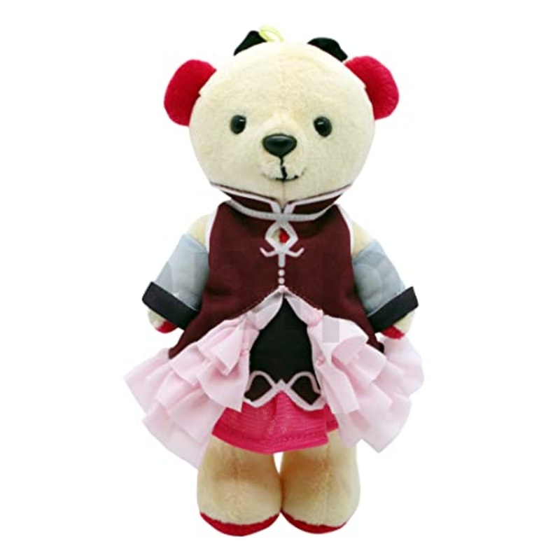 Kumamate "Puella Magi Madoka Magica" Plush Mascot & Costume Set Sakura Kyoko