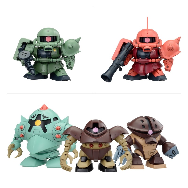 BB Senshi "Mobile Suit Gundam" Principality of Zeon MS Set