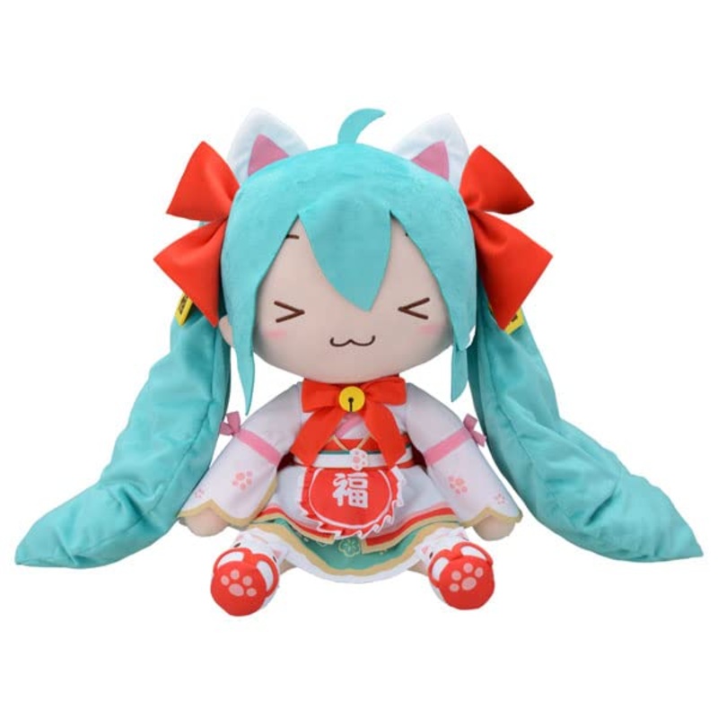 Hatsune Miku Maneki-miku Fuwafuwa Plush LL