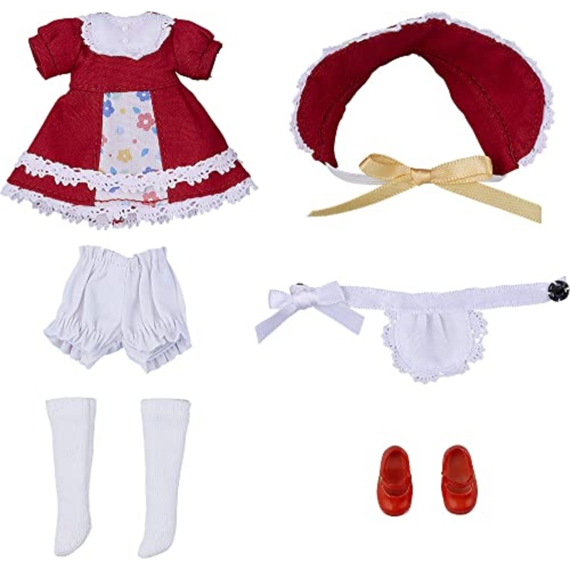 Nendoroid Doll Outfit Set Old-Fashioned Dress (Red)