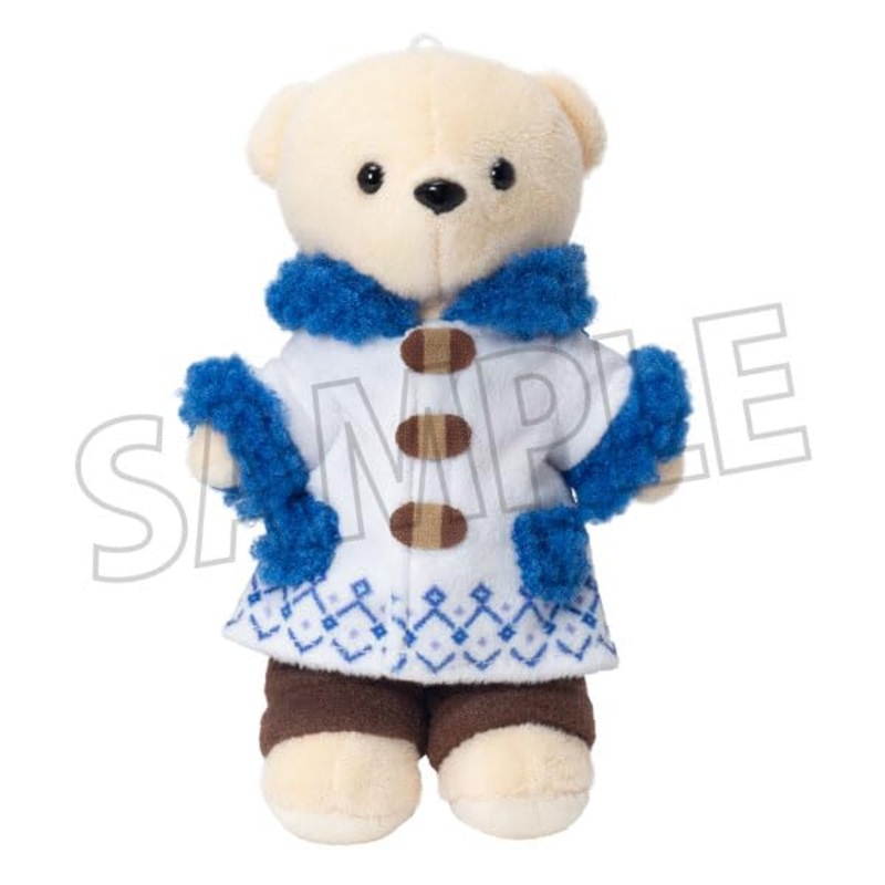 Kumamate Kumamate Duffle Coat Blue Costume for Plush