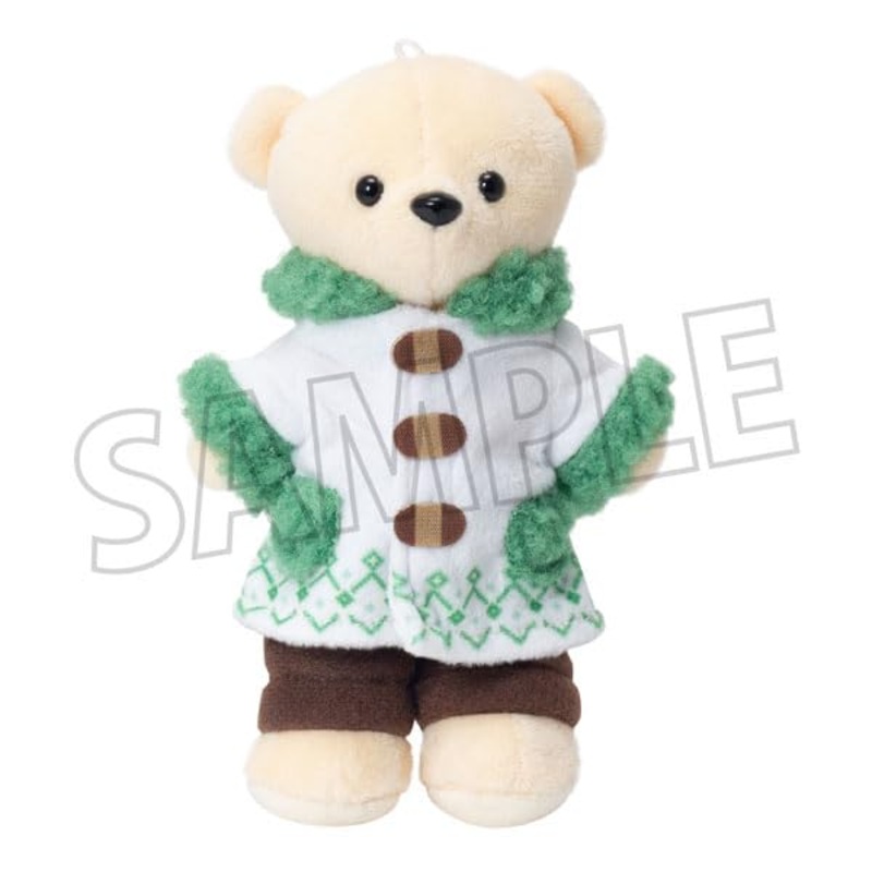 Kumamate Kumamate Duffle Coat Green Costume for Plush
