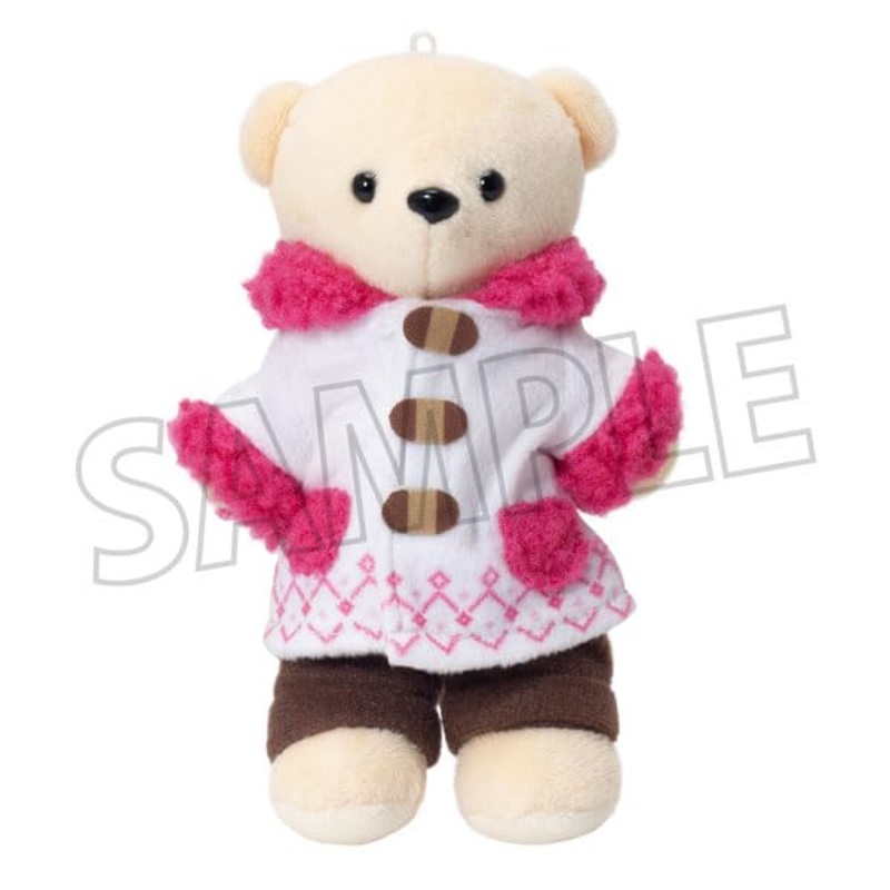 Kumamate Kumamate Duffle Coat Pink Costume for Plush