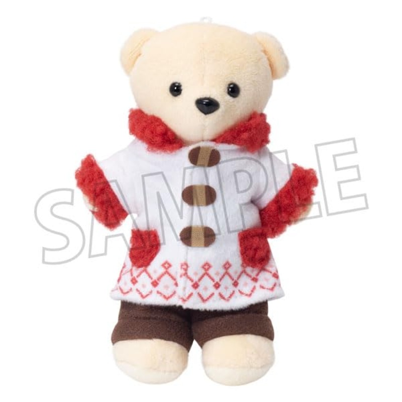 Kumamate Kumamate Duffle Coat Red Costume for Plush