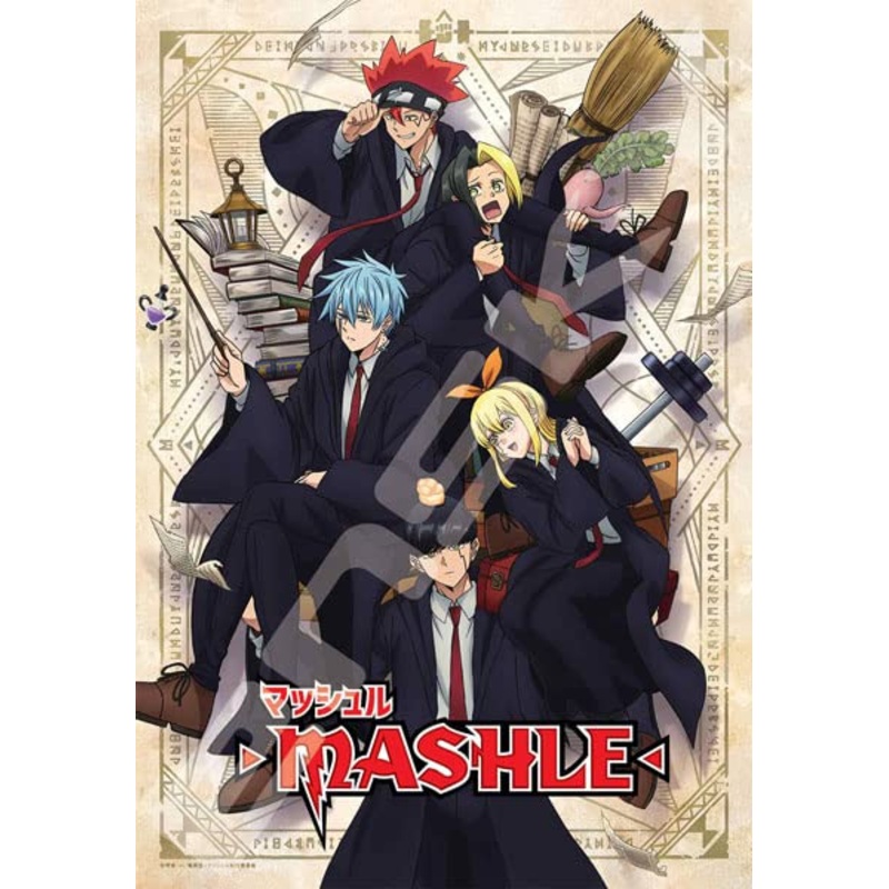 "Mashle: Magic and Muscles" Jigsaw Puzzle 1000 Piece 1000T-376 Mash Burnedead & Friends