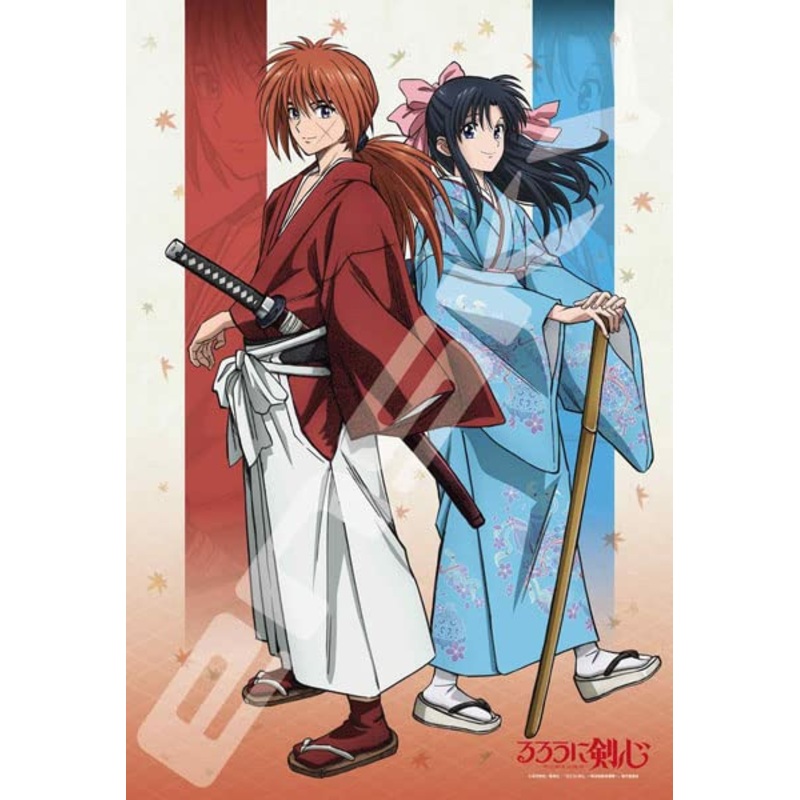 "Rurouni Kenshin: Meiji Swordsman Romantic Story" Jigsaw Puzzle 300 Piece 300-3056 Himura Kenshin / Kamiya Kaoru