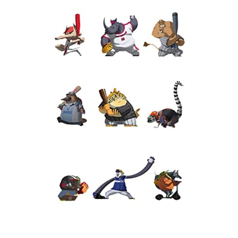 MY OWN CULTURE ANIMAL CITY BASEBALL TEAM SERIES TRADING FIGURE