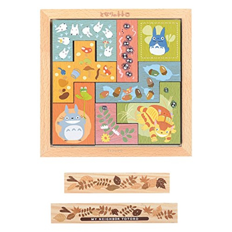 "My Neighbor Totoro" Wood Tile Puzzle