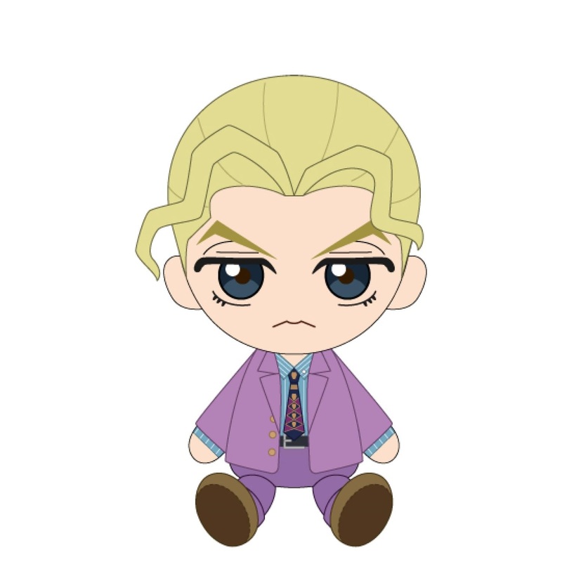 "JoJo's Bizarre Adventure Diamond Is Unbreakable" Chibi Plush Kira Yoshikage