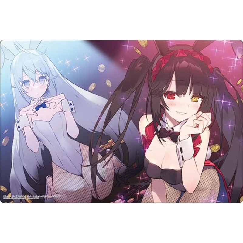 Bushiroad Rubber Mat Collection V2 Vol. 1506 Fujimi Fantasia Bunko "Date A Live Fragment: Date A Bullet" Tokisaki Kurumi & Higoromo Hibiki Bunny Ver.