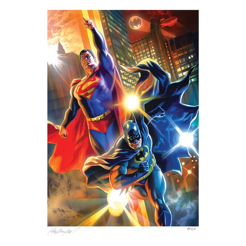 DC Comics Art Print Batman & Superman: World's Finest 61 x 46 cm - unframed