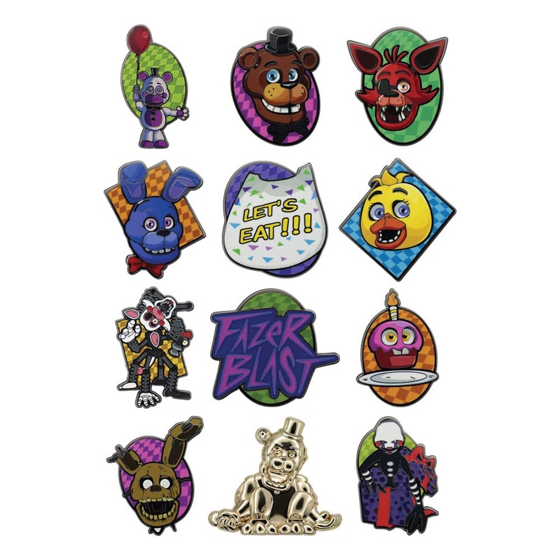 Five Nights at Freddys Pin Badge Display Mystery Pin Badge (12)