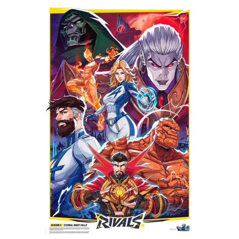 Marvel Rivals Art Print Eternal Night Falls 61 x 41 cm - unframed
