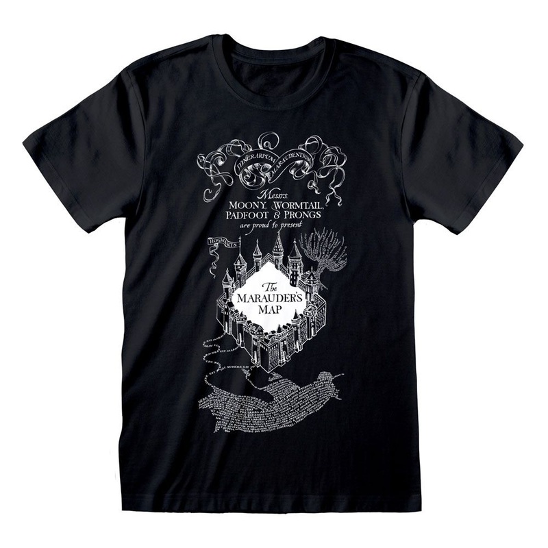 Harry Potter T-Shirt Marauders Map Size L