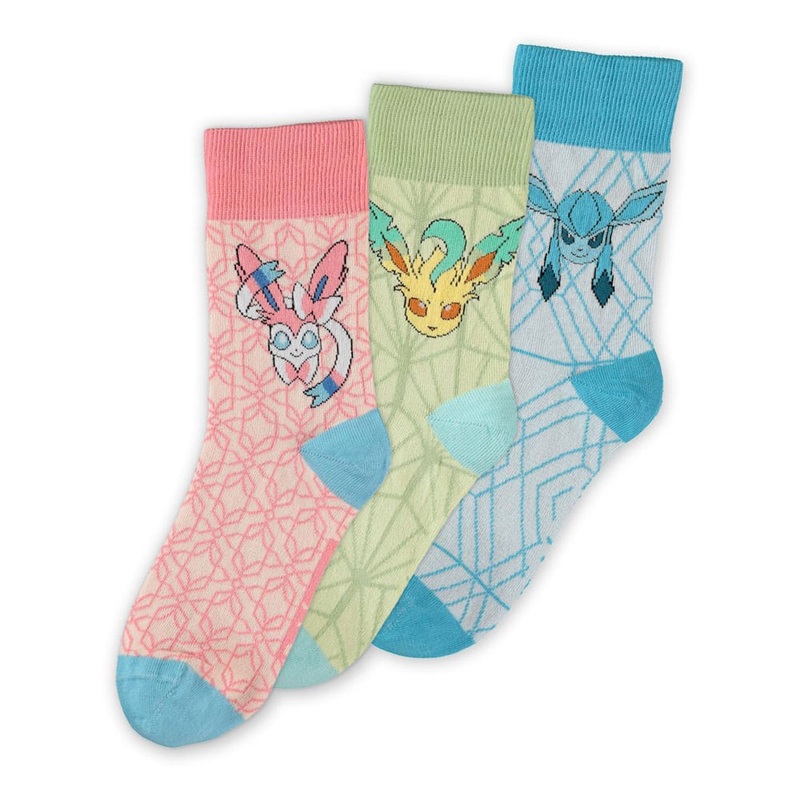 Pokmon Socks 3-Pack Eevee Evolution 3.0 39-42