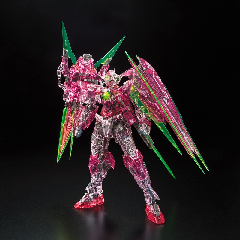 RG 1/144 Gundam Base Limited 00 Qan[t] Full Saber [Trans-Am Clear]