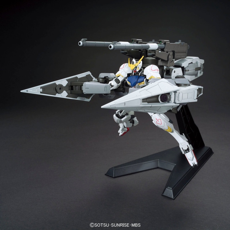 HG Gundam Barbatos + Long-Distance Transport Booster Kutan Type-III