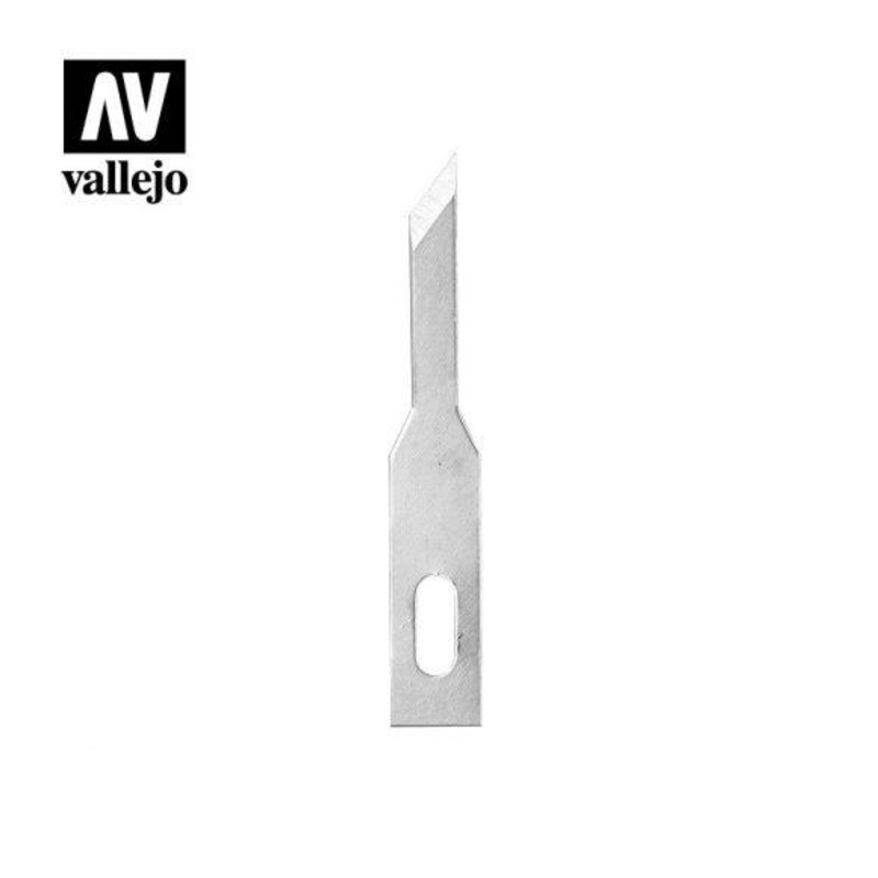 VALLEJO TOOLS #68 STENCIL EDGE BLADES (5) - FOR NO.1 HANDLE