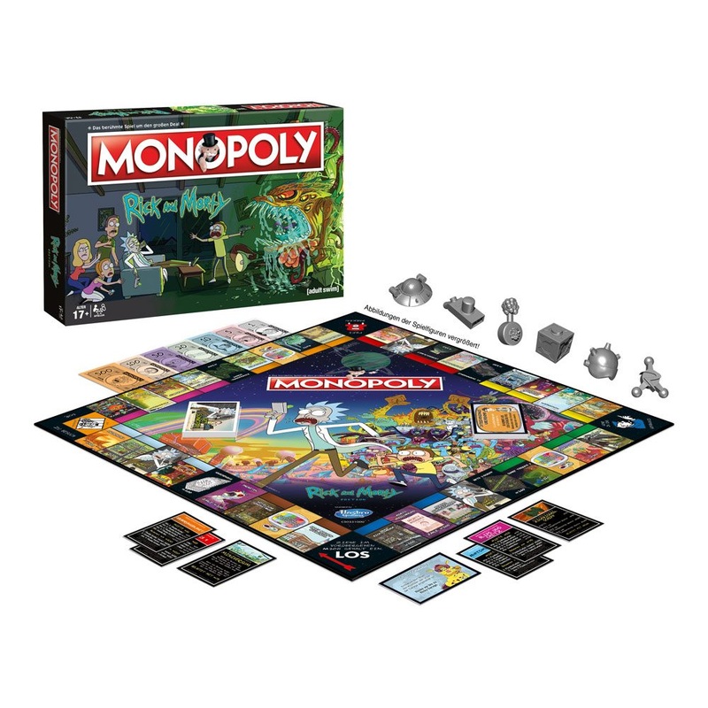 Rick and Morty Board Game Monopoly *German Version*