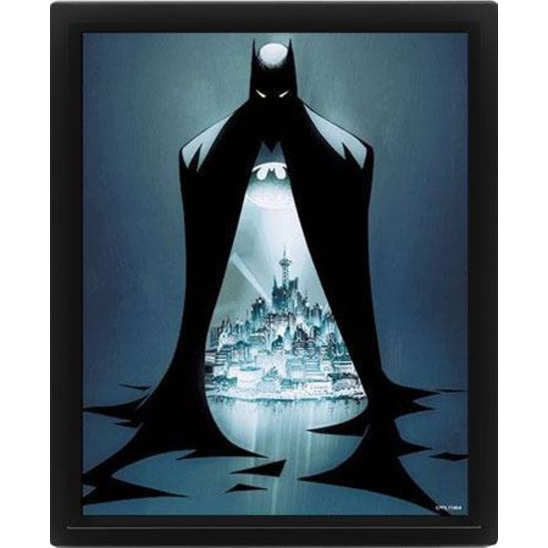 DC Comics 3D Effect Poster Pack Batman Gotham Protector 26 x 20 cm (3)
