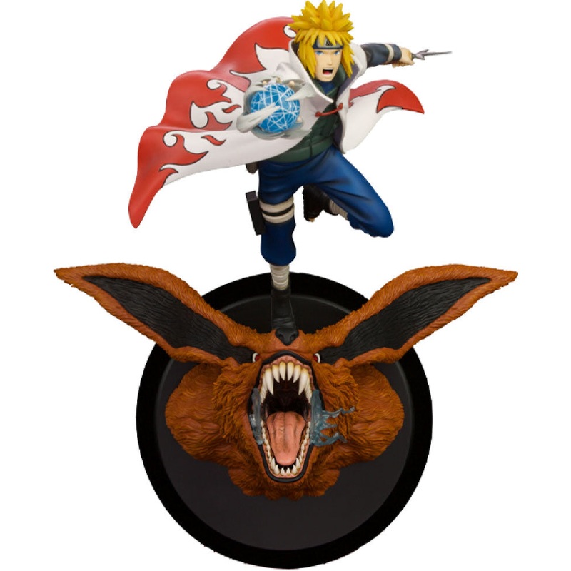 Naruto Shippuden PVC Statue 1/8 Minato Namikaze Vs Nine Tailed Fox 41 cm