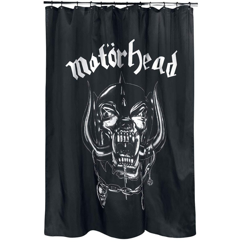 Motrhead Shower Curtain Warpig Logo