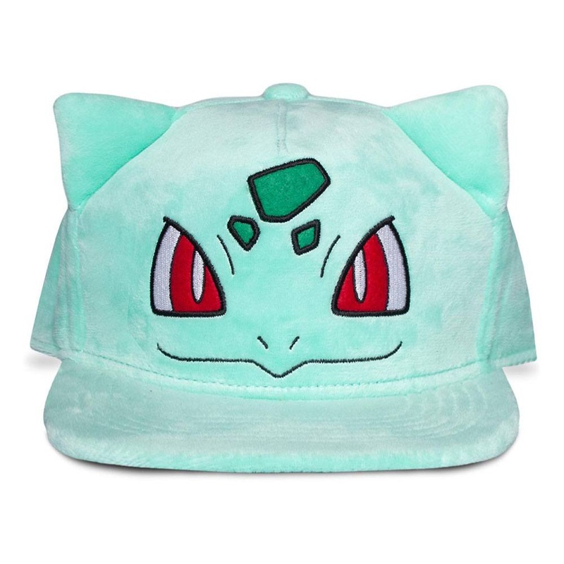 Pokmon Plush Snapback Cap Bulbasaur