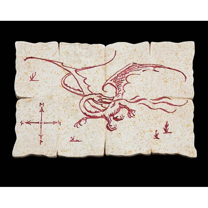Hobbit Magnet Dragon Map