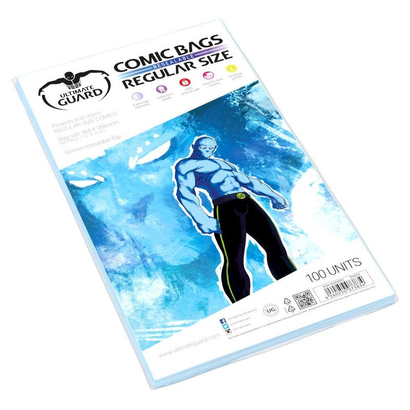 Ultimate Guard Comic Bags Resealable Regular Size (100)