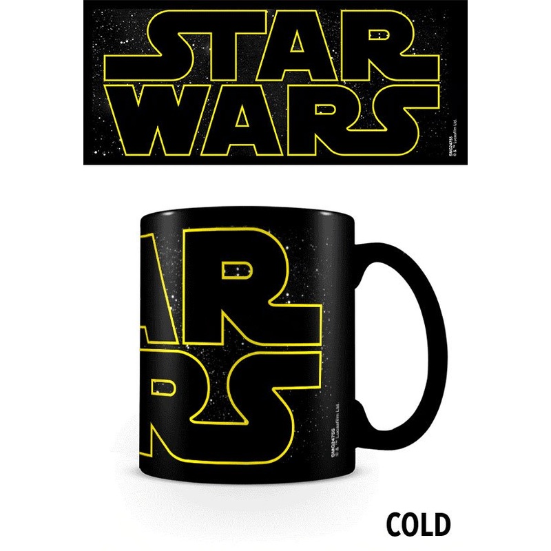 Star Wars Heat Change Mug Logo Characters