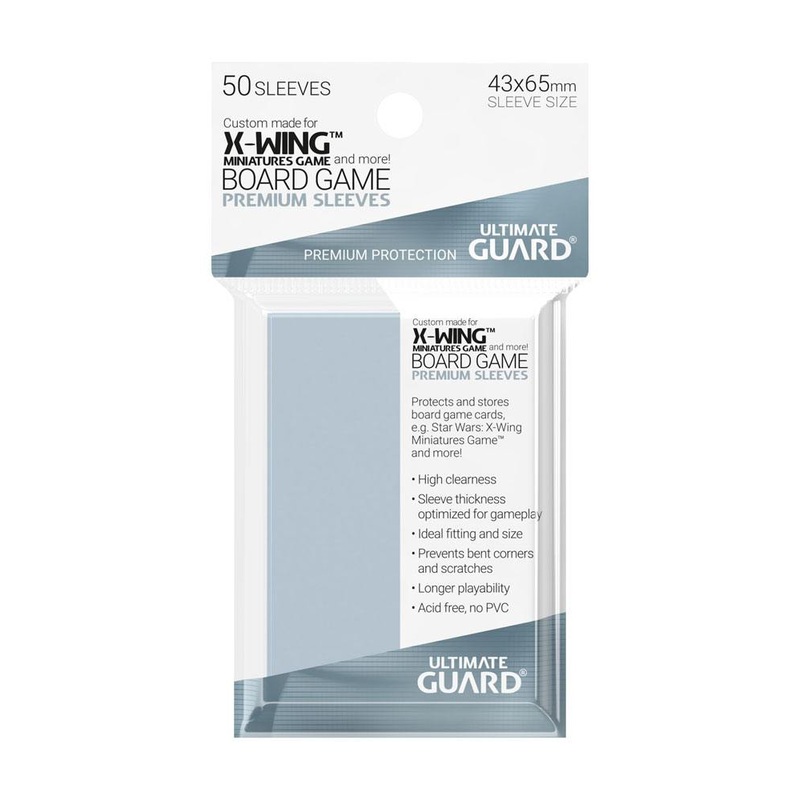 Ultimate Guard Premium Soft Sleeves for Board Game Cards Star Wars X-Wing Miniatures Game (50)