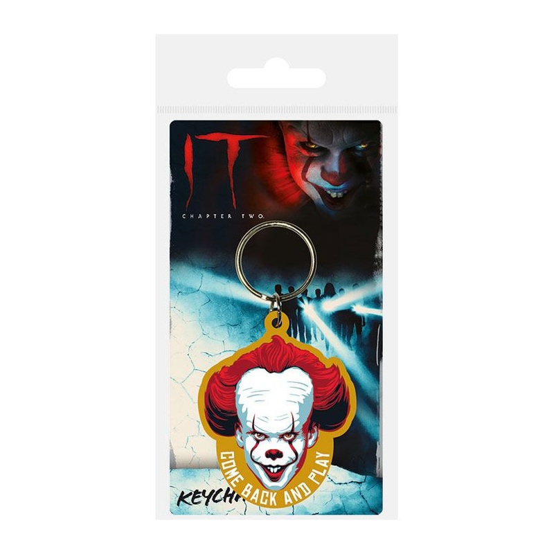 It Chapter Two Rubber Keychain Come Back and Play 6 cm