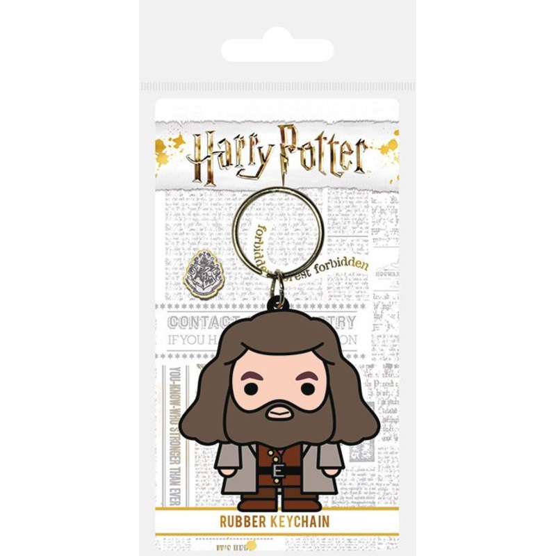 Harry Potter Rubber Keychain Chibi Hagrid 6 cm