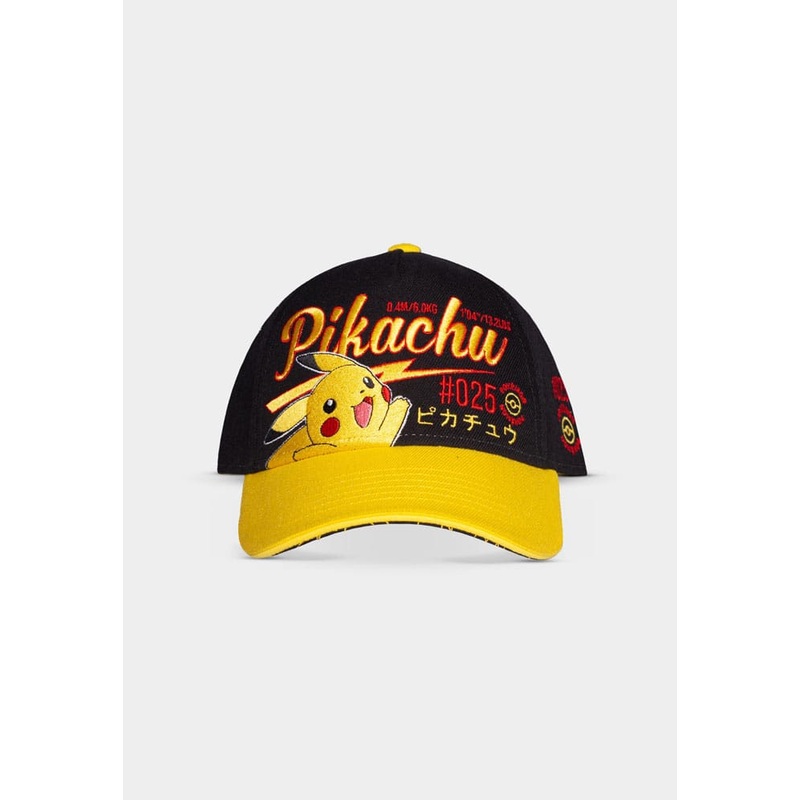 Pokemon Curved Bill Cap Pikachu Hello