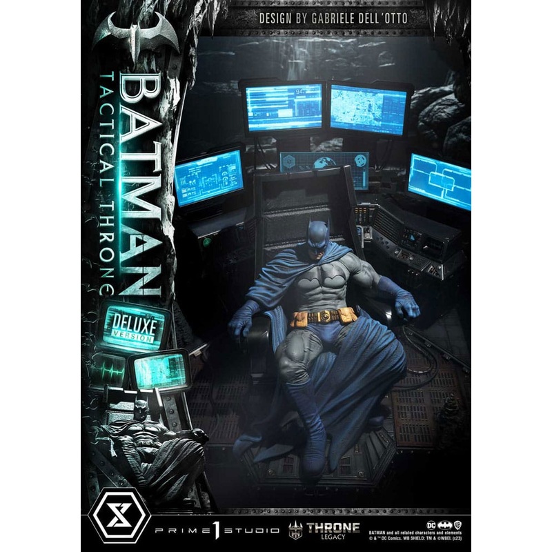 DC Comics Throne Legacy Collection Statue 1/3 Batman Tactical Throne Deluxe Bonus Version 57 cm