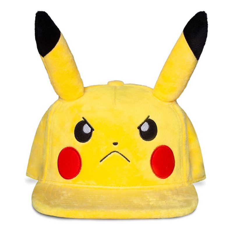 Pokmon Snapback Cap Angry Pikachu