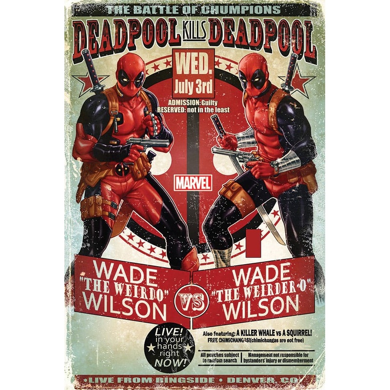 Marvel Poster Pack Deadpool Wade Vs Wade 61 x 91 cm (4)