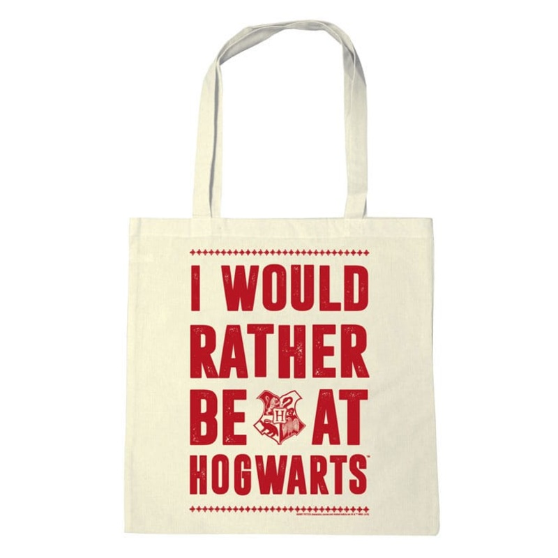 Harry Potter Tote Bag I Would Rather Be At Hogwarts