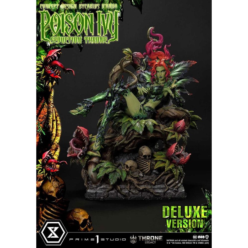 DC Comics Throne Legacy Collection Statue 1/4 Batman Poison Ivy Seduction Throne Deluxe Bonus Version 55 cm